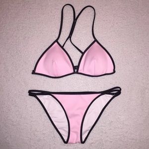 Victoria’s Secret light pink two-piece bikini